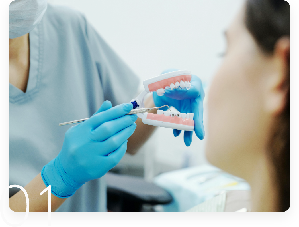 特徴１　なるべく痛くない治療　イメージ写真